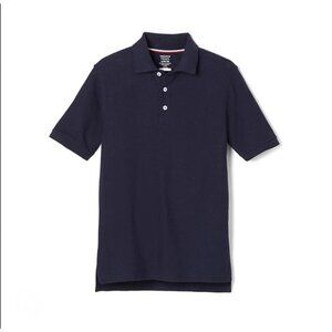 French Toast Boys School Uniform Short Sleeve Pique Polo Shirt Size L (10/12)